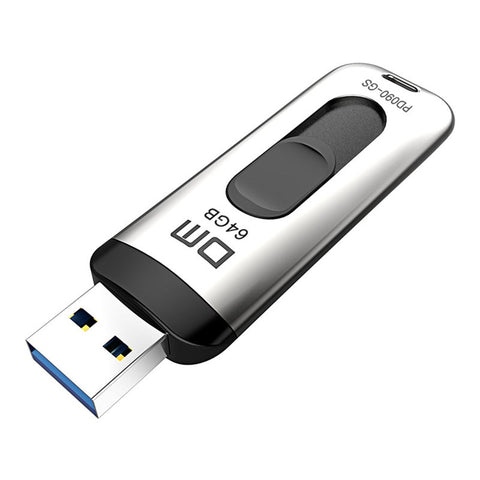 Usb3.0 Flash Drive Metal Pen High Speed Memory Stick 64Gb Silver