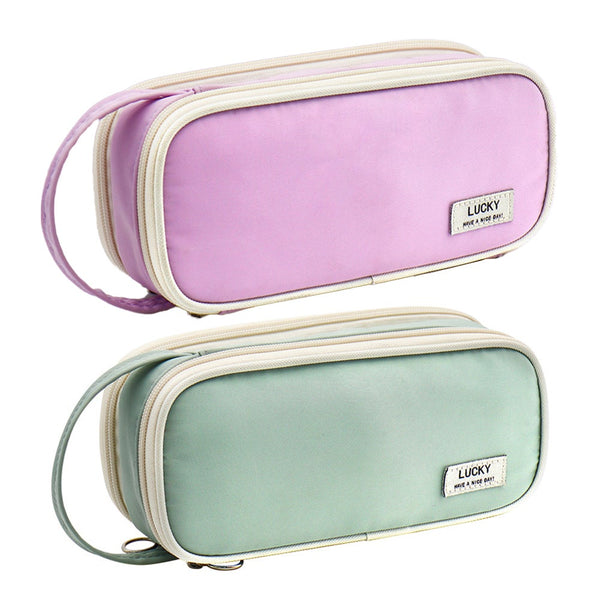 Large Capacity Storage Multiple Compartment Designs Students Stationery Accessor Pencil Cases