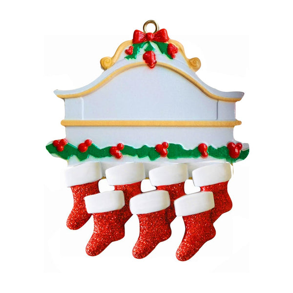 Personalized Christmas Family Xmas Tree Stocking Ornaments Diy Stockings Decoration Socks