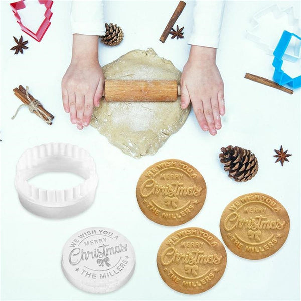 Christmas Cookie Stamp Mold Decorating For Baking Muffin Pans & Baking Moulds