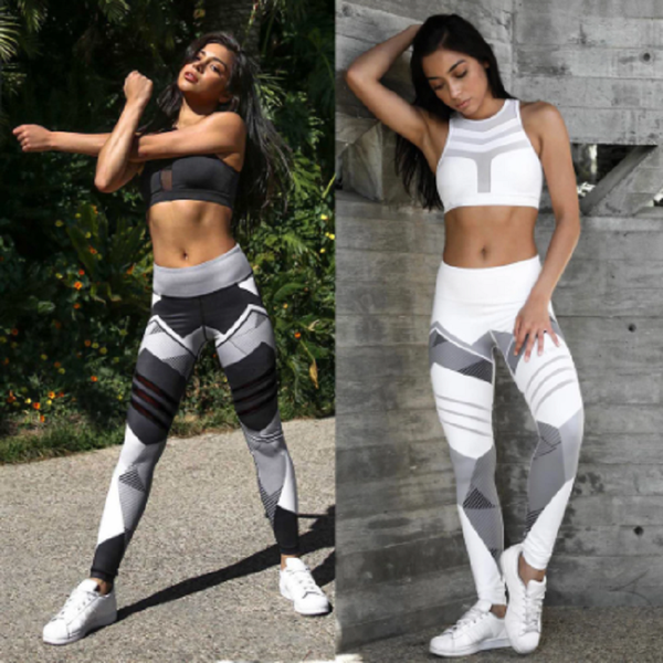 Quick Dry High Waist Fitness Leggings Sports Yoga Pants For Women Activewear Pants