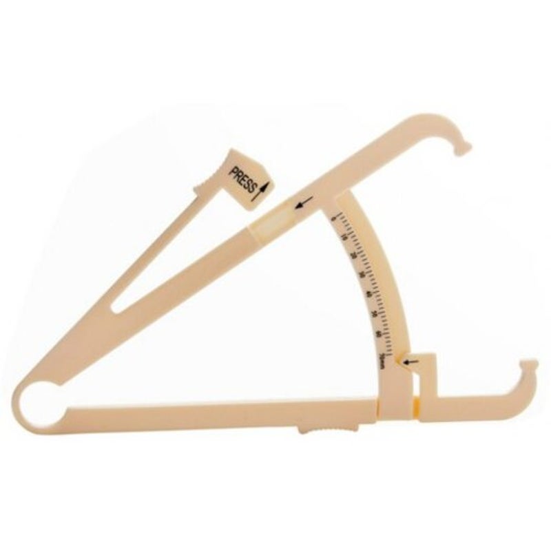 Personal Body Fat Caliper Skin Analyzer Antique White Fat Burners