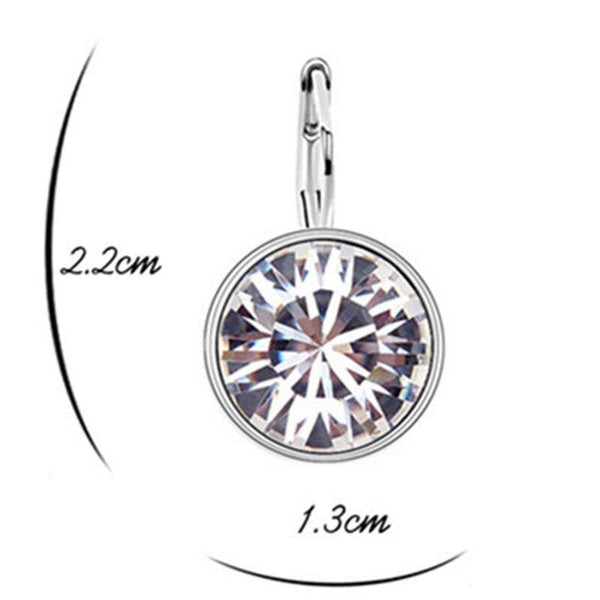 Veile Studios Personalized Crystal Earrings