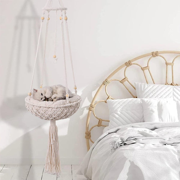 Pet Bed Dog Cat Hammock Sleeping Seat Decorative Ornament Wall Hanging Pet Beds