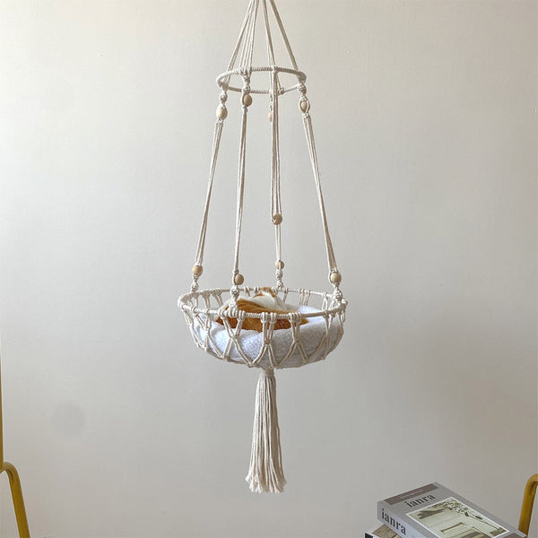 Pet Bed Dog Cat Hammock Sleeping Seat Decorative Ornament Wall Hanging Pet Beds