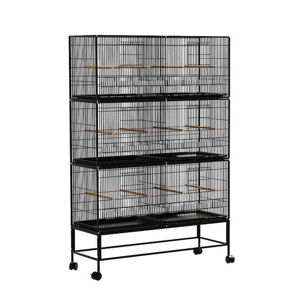 I.Pet Ipet Bird Cage Large Aviary Cages Galvanised Parrot Stand Alone Wheels 175Cm Bird Cages