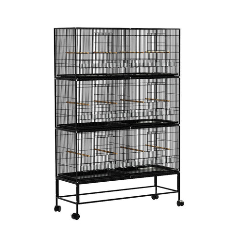 I.Pet Ipet Bird Cage Large Aviary Cages Galvanised Parrot Stand Alone Wheels 175Cm Bird Cages