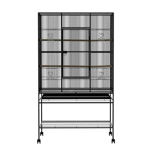 I.Pet Bird Cage Cages Aviary 137Cm Large Travel Stand Budgie Parrot Toys Bird Cages