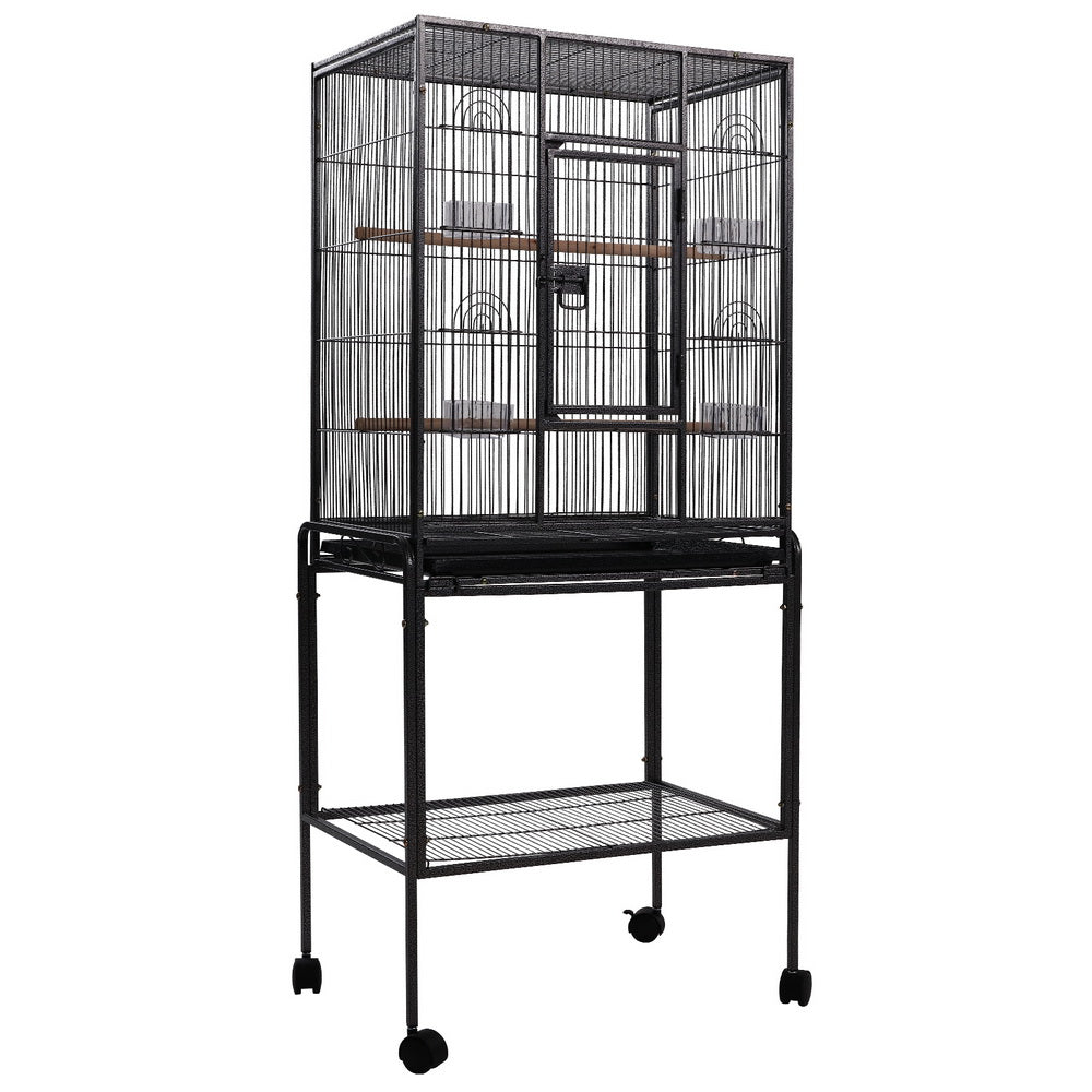 I.Pet Bird Cage Cages Aviary 144Cm Large Travel Stand Budgie Parrot Toys Bird Cages