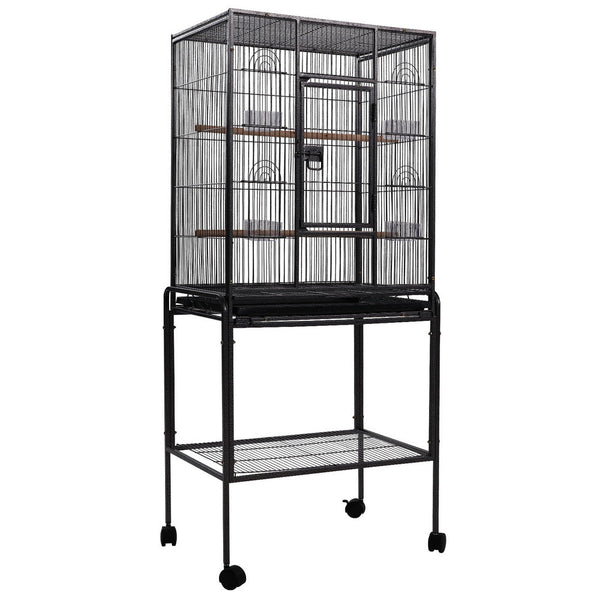 I.Pet Bird Cage Cages Aviary 144Cm Large Travel Stand Budgie Parrot Toys Bird Cages