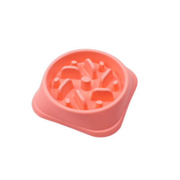 Pet Bowl High Quality Plastic Slow Food Helps Dog Digestion Supplies Dishes Feeders & Fountains