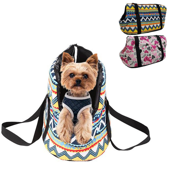 Pet Carrier Backpack Breathable Warm Shopping Travel Rainy Snowy Flat Mat Obliq Pet Transport