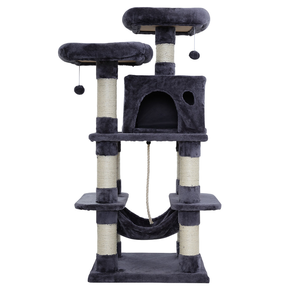 I.Pet Ipet Cat Tree Trees Scratching Post Scratcher Tower Condo House Furniture Wood 6 Furniture & Scratchers