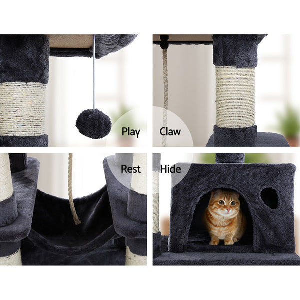 I.Pet Ipet Cat Tree Trees Scratching Post Scratcher Tower Condo House Furniture Wood 6 Furniture & Scratchers