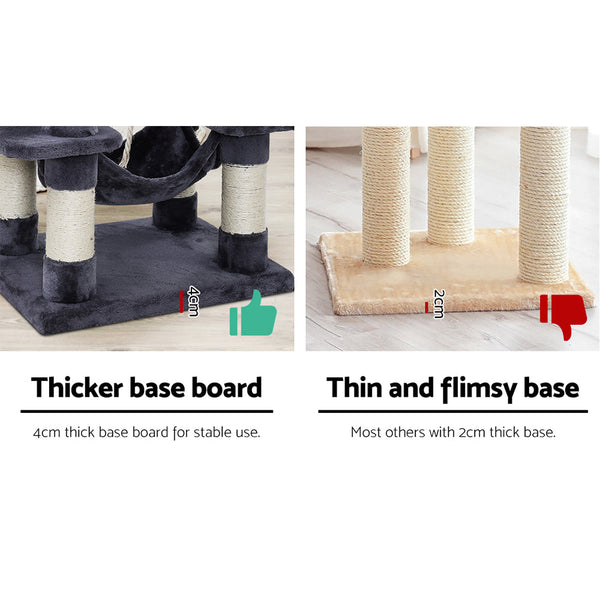 I.Pet Ipet Cat Tree Trees Scratching Post Scratcher Tower Condo House Furniture Wood 6 Furniture & Scratchers