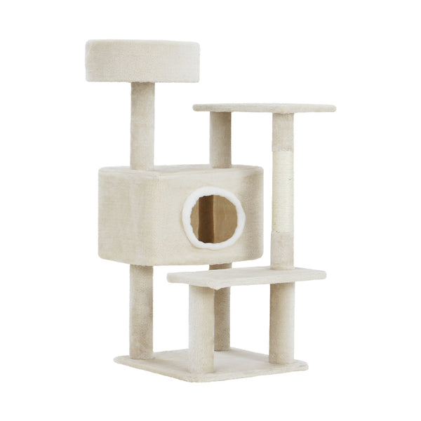 I.Pet Cat Tree Tower Scratching Post Scratcher Wood Condo House Bed Trees 90Cm Furniture & Scratchers