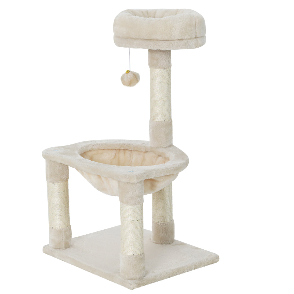 I.Pet Ipet Cat Tree Tower Scratching Post Scratcher Wood Condo Toys House Bed 69Cm Furniture & Scratchers
