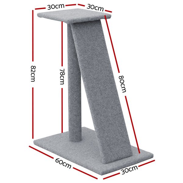 I.Pet Cat Tree Trees Scratching Post Scratcher Tower Condo House Climb 82Cm Furniture & Scratchers