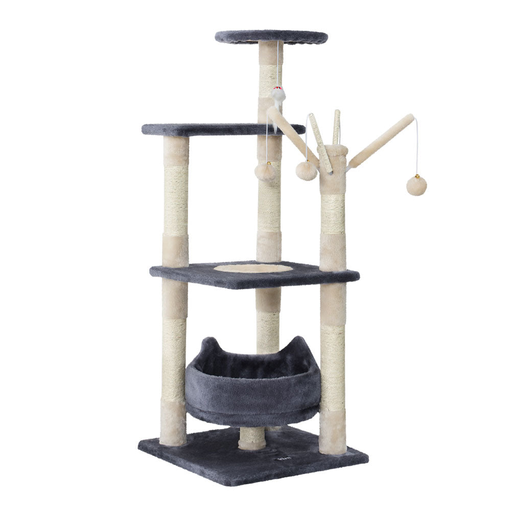 I.Pet Cat Tree Scratching Post Scratcher Tower Condo House Toys 110Cm Furniture & Scratchers