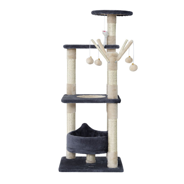 I.Pet Cat Tree Scratching Post Scratcher Tower Condo House Toys 110Cm Furniture & Scratchers