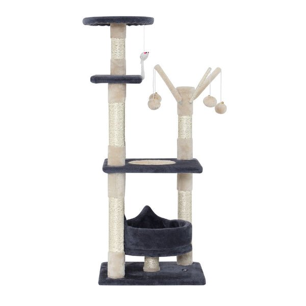 I.Pet Cat Tree Scratching Post Scratcher Tower Condo House Toys 110Cm Furniture & Scratchers