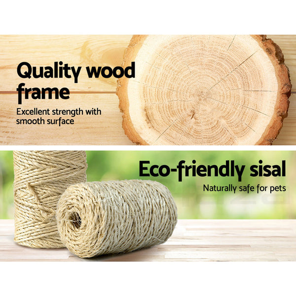 I.Pet Cat Tree 184Cm Trees Scratching Post Scratcher Tower Condo House Furniture Wood Furniture & Scratchers