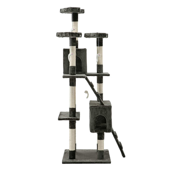 I.Pet Cat Tree 180Cm Trees Scratching Post Scratcher Tower Condo House Furniture Wood Furniture & Scratchers