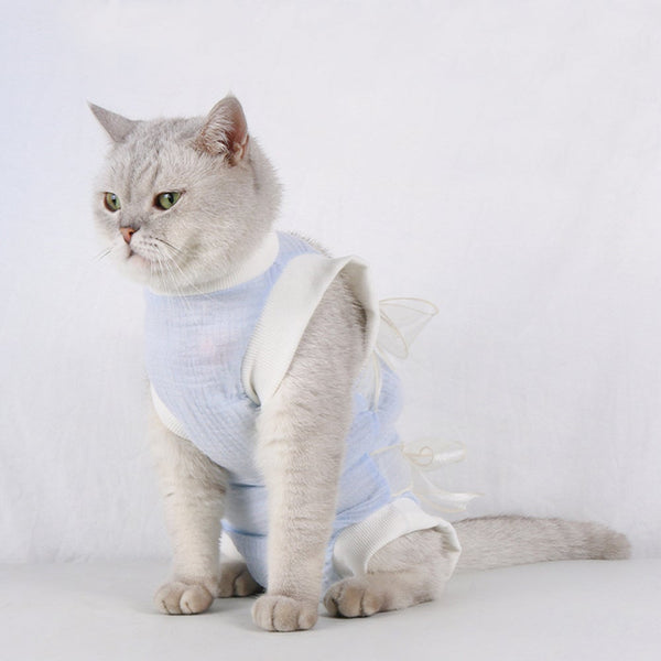 Pet Cat Surgery Recovery Suit Ecollar Alternative For Abdominal Wounds Or Skin Dog Clothing & Shoes