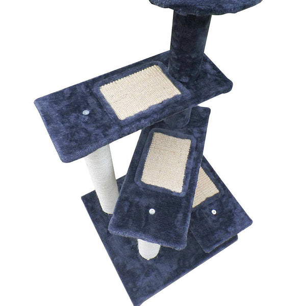 I.Pet Cat Tree 100Cm Trees Scratching Post Scratcher Tower Condo House Furniture Wood Steps Furniture & Scratchers