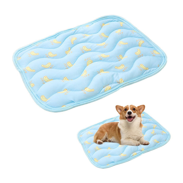 Pet Cooling Mat Breathable Ice Sleeping Pad Cats Dogs Heat Dissipation Comfort Pet Beds