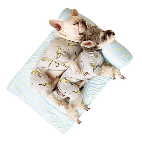 Pet Cooling Pad For Dogs Lightweight Breathable Non Slip Supplies Blanket Dog Blankets