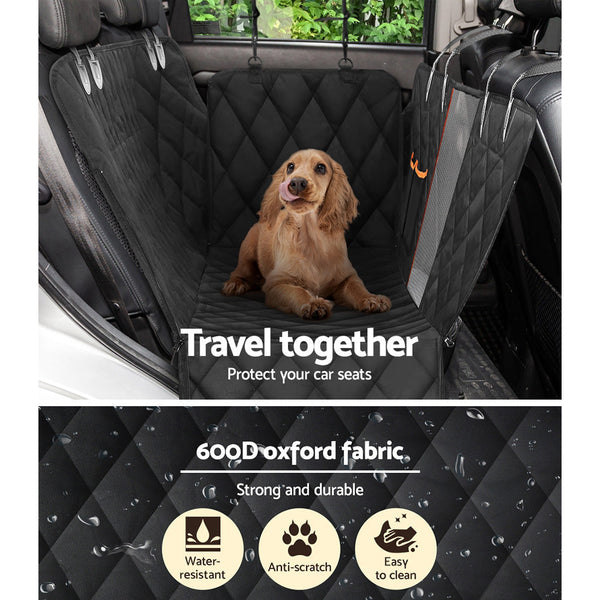 I.Pet Car Seat Cover Dog Protector Hammock Back Waterproof Belt Non Slip Mat Pet Transport