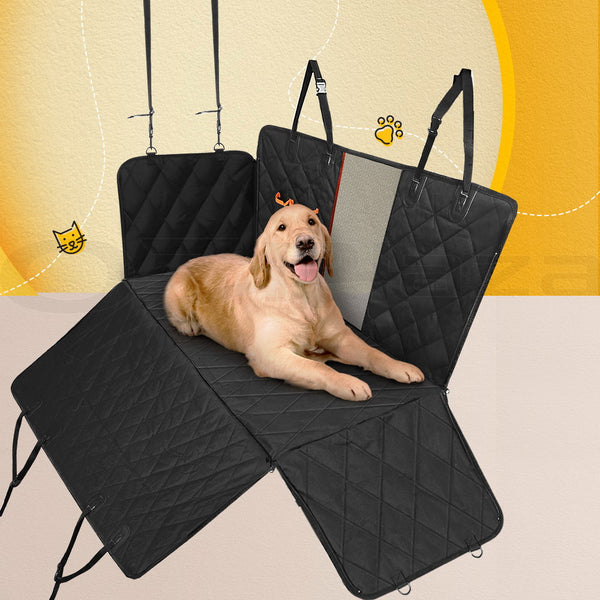 I.Pet Car Seat Cover Dog Hammock Protector Back Waterproof Belt Non Slip Mat Pet Transport