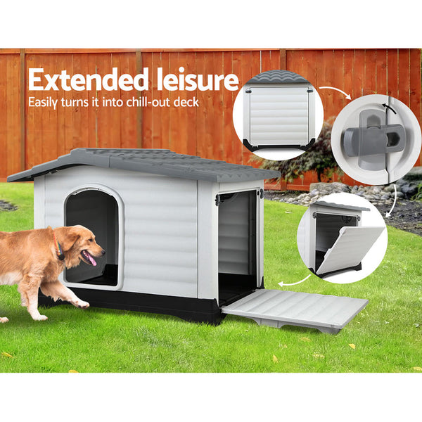 I.Pet Dog Kennel Extra Large House 98Cm X 68.5Cm 68Cm Dog Kennels