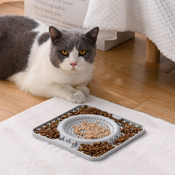 Pet Dog Lick Pad Slow Feeders For Cat Improve Digestion Promote Healthy Dog Feeding Mats