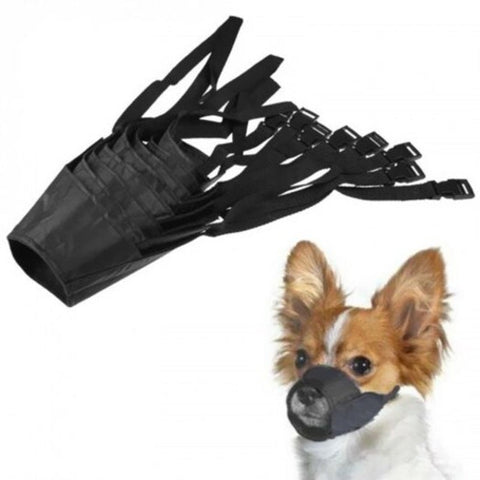 Pet Dog Mouth Cover Safety Mask Black