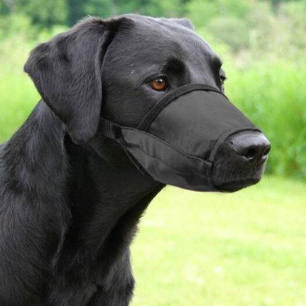 Pet Dog Mouth Cover Safety Mask Black