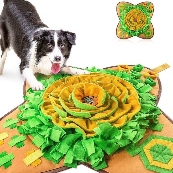 Pet Dog Snuffle Mat Nose Training Sniffing Pad Puzzle Toy Slow Feeding Wear Dog Snuffle Mats