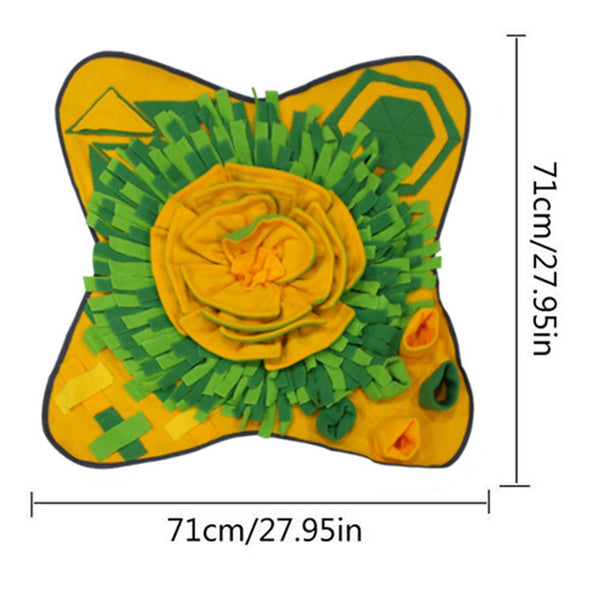Pet Dog Snuffle Mat Nose Training Sniffing Pad Puzzle Toy Slow Feeding Wear Dog Snuffle Mats