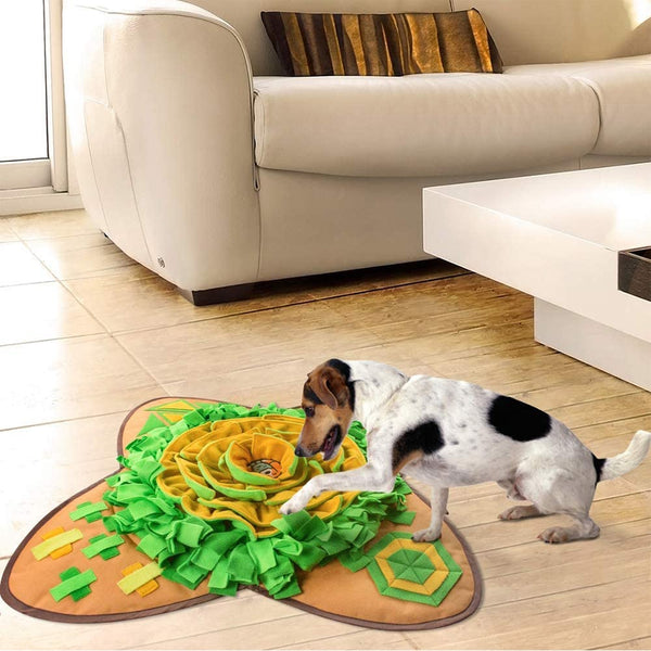 Pet Dog Snuffle Mat Nose Training Sniffing Pad Puzzle Toy Slow Feeding Wear Dog Snuffle Mats