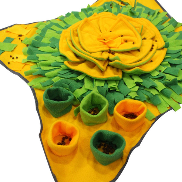 Pet Dog Snuffle Mat Nose Training Sniffing Pad Puzzle Toy Slow Feeding Wear Dog Snuffle Mats