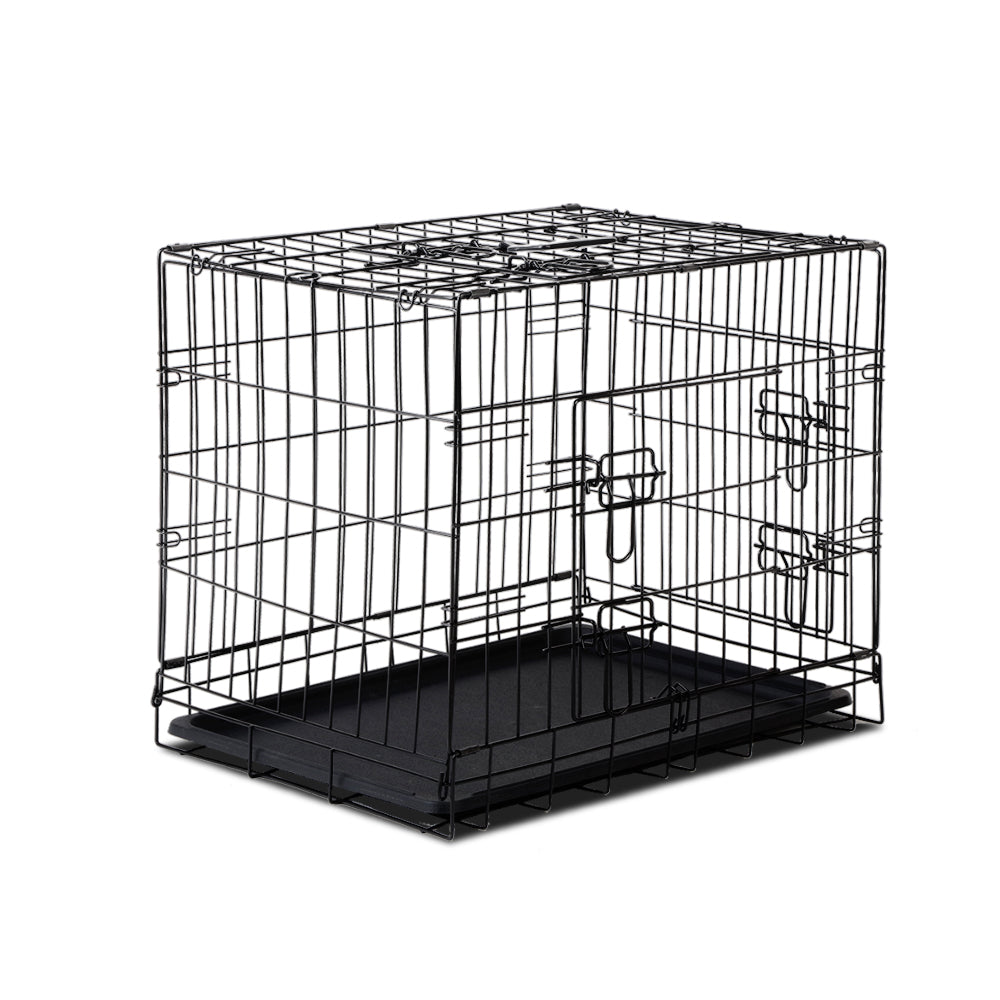 I.Pet Dog Cage 24Inch Black Dog Cages