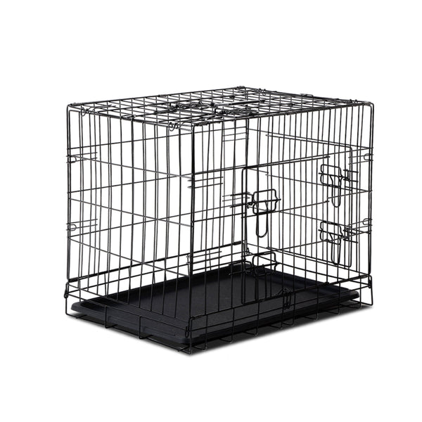 I.Pet Dog Cage 24Inch Black Dog Cages