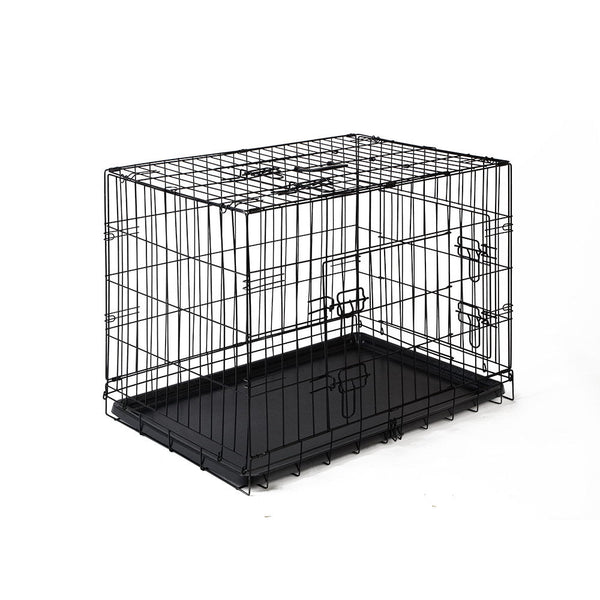 I.Pet Dog Cage 36Inch Black Dog Cages