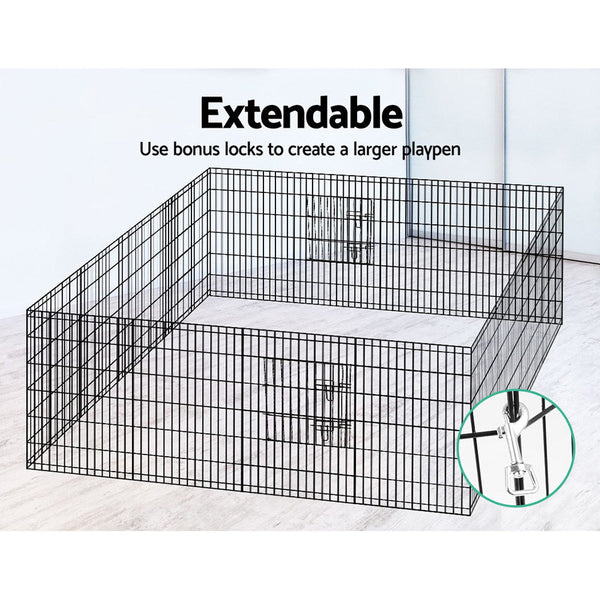 I.Pet Dog Playpen 36" 8 Panel Puppy Exercise Cage Enclosure Fence Fences & Pens