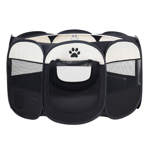 I.Pet Dog Playpen Enclosure Crate 8 Panel Pen Tent Bag Fence Puppy 3Xl Fences & Pens