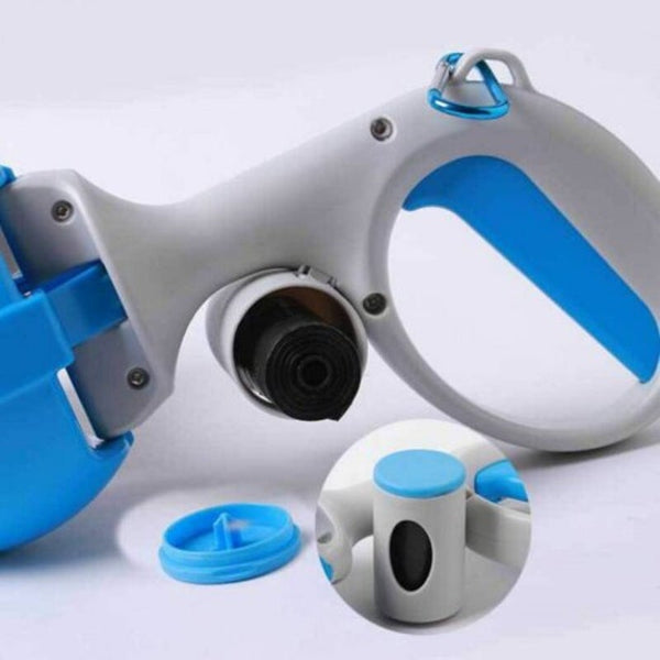 Pet Fangfang Portable Pooper Scooper With Dog Waste Dispenser Yellow Pooper Scooper & Bags