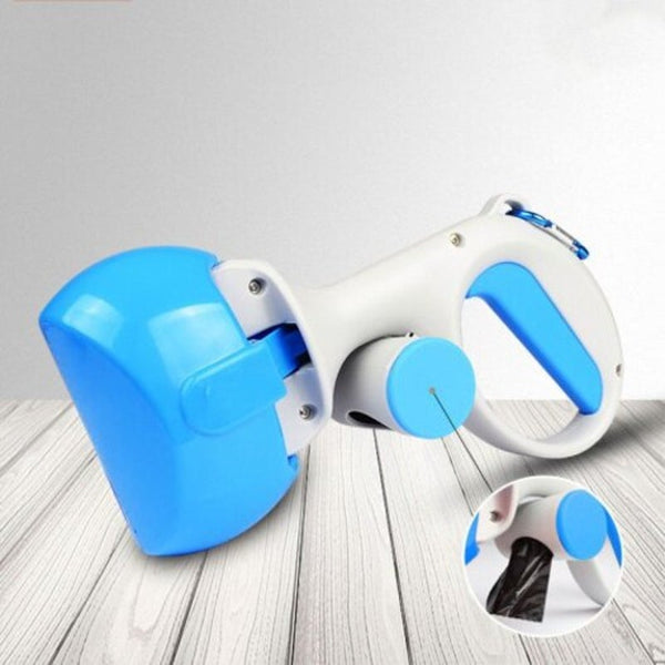 Pet Fangfang Portable Pooper Scooper With Dog Waste Dispenser Yellow Pooper Scooper & Bags