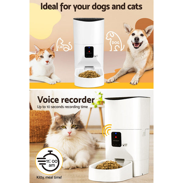 I.Pet Automatic Feeder 9L Wifi Dog Cat Smart Food App Dispenser
