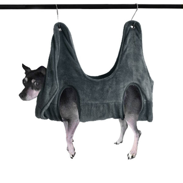 Pet Grooming Hammock Bathing Drying Towel Nail Trimming Scratching Restraint Dog Grooming